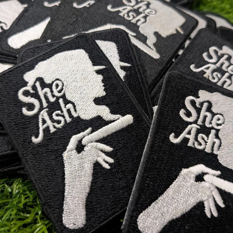 Embroidered patch sample